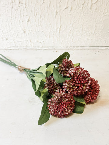 18" Faux Dahlia Bundle, 2 Colors