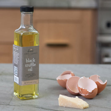 Black Truffle Oil, 8oz Glass Bottle