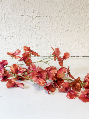 Mauve Apple Blossom Spray