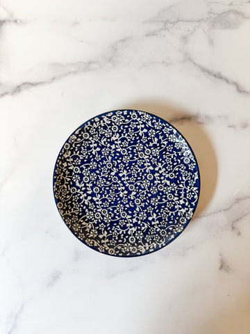 Blue Floral Plates, 2 Styles