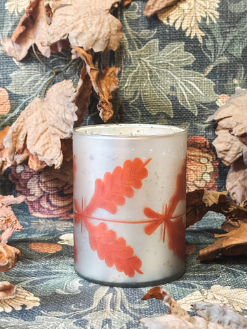 Tall Orange Votive Candle