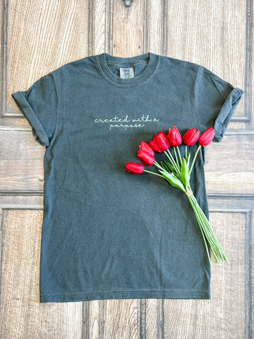 Embroidered Create With A Purpose Tee