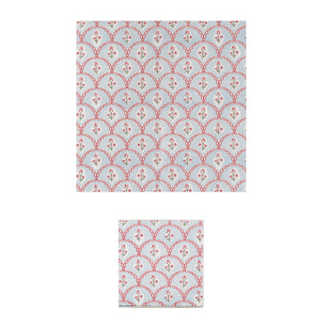 Paper Napkins With Floral Pattern