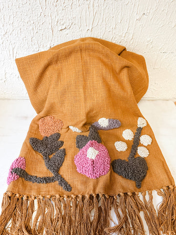 Floral Pops Throw