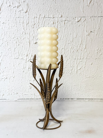 Gold Harvest Pillar Candle Holder