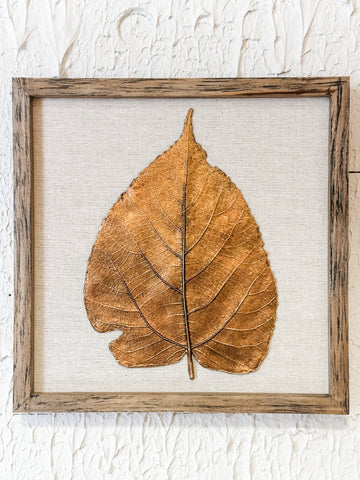 Golden Leaf Wall Decor
