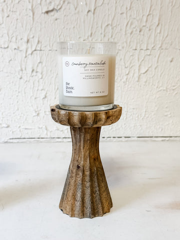 Fluted Candle Holder, Short