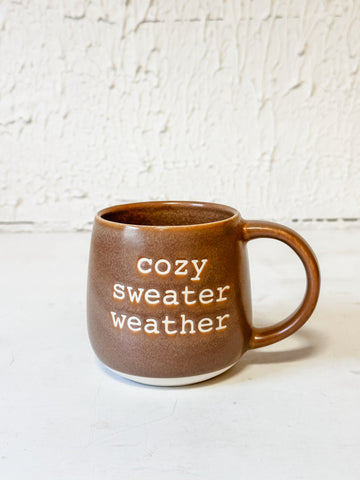Sweater Weather Stoneware Mug-16oz