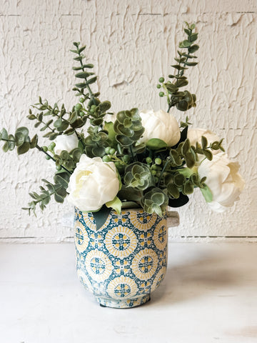Terra-cotta Footed Planter