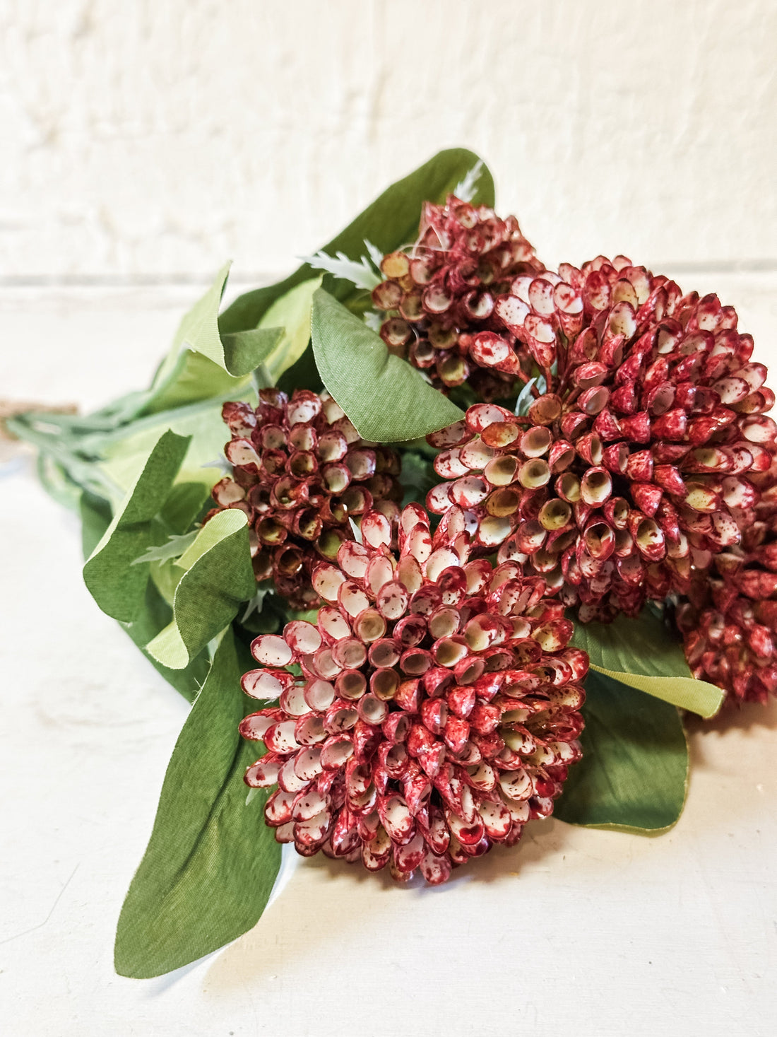 18" Faux Dahlia Bundle, 2 Colors