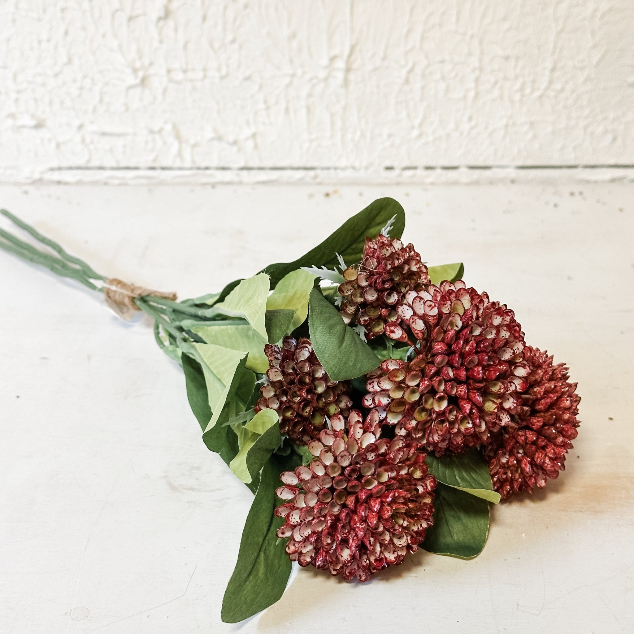 18" Faux Dahlia Bundle, 2 Colors