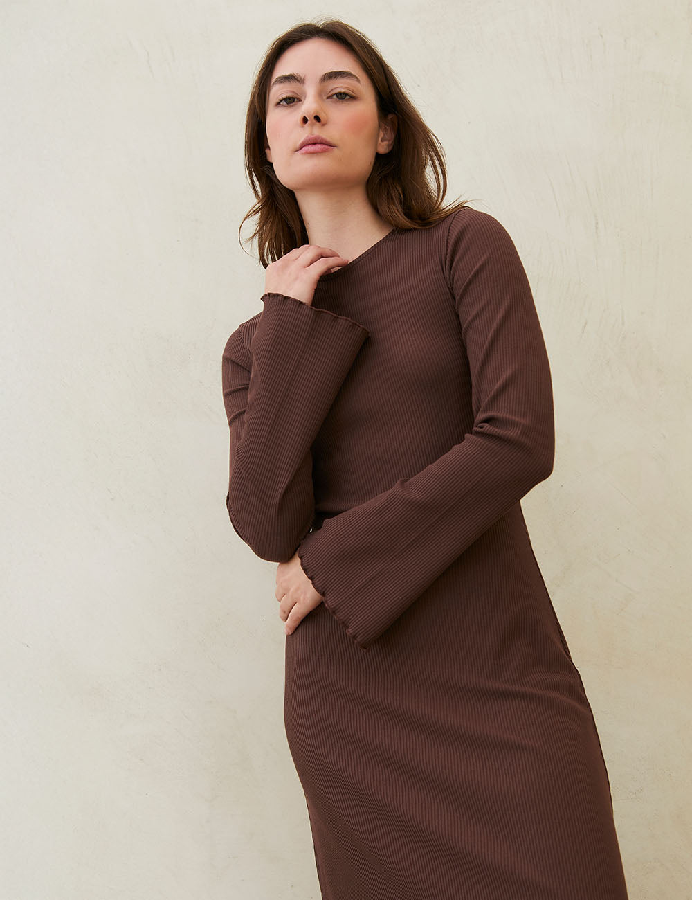 Amalia Dress Chocolate