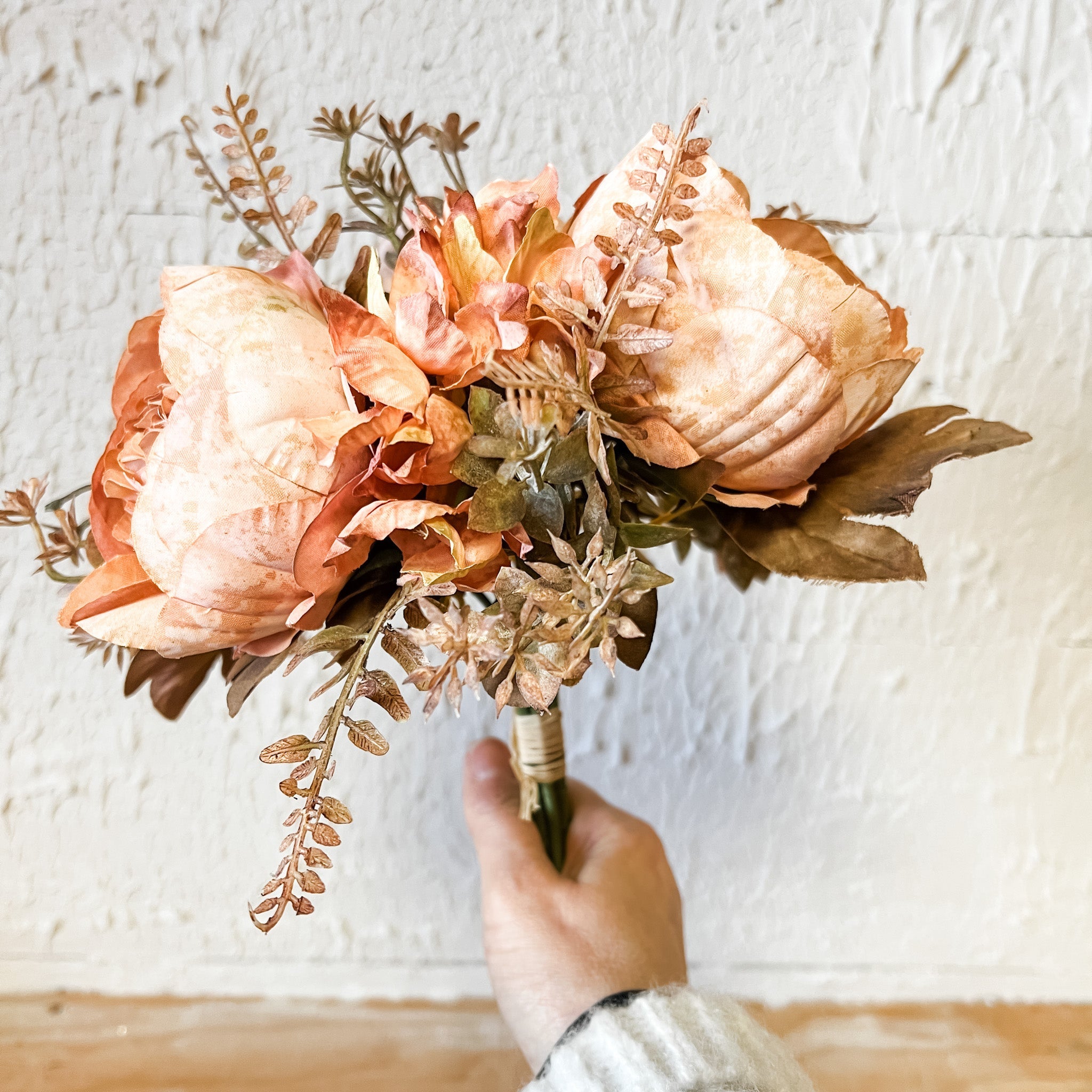 Dried Peony Bush, 3 Colors
