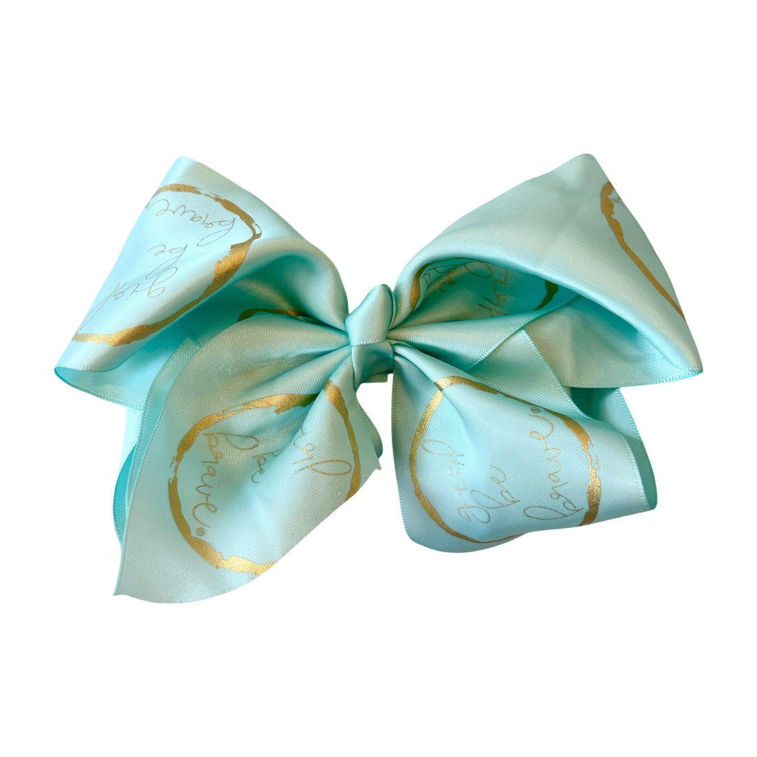 Girl Be Brave Large Turqouise Bow