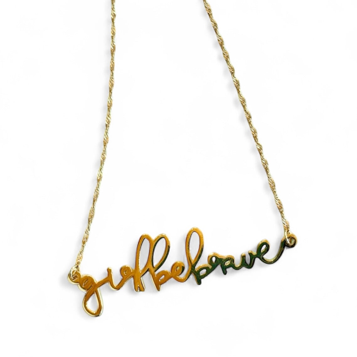 Girl Be Brave Necklace