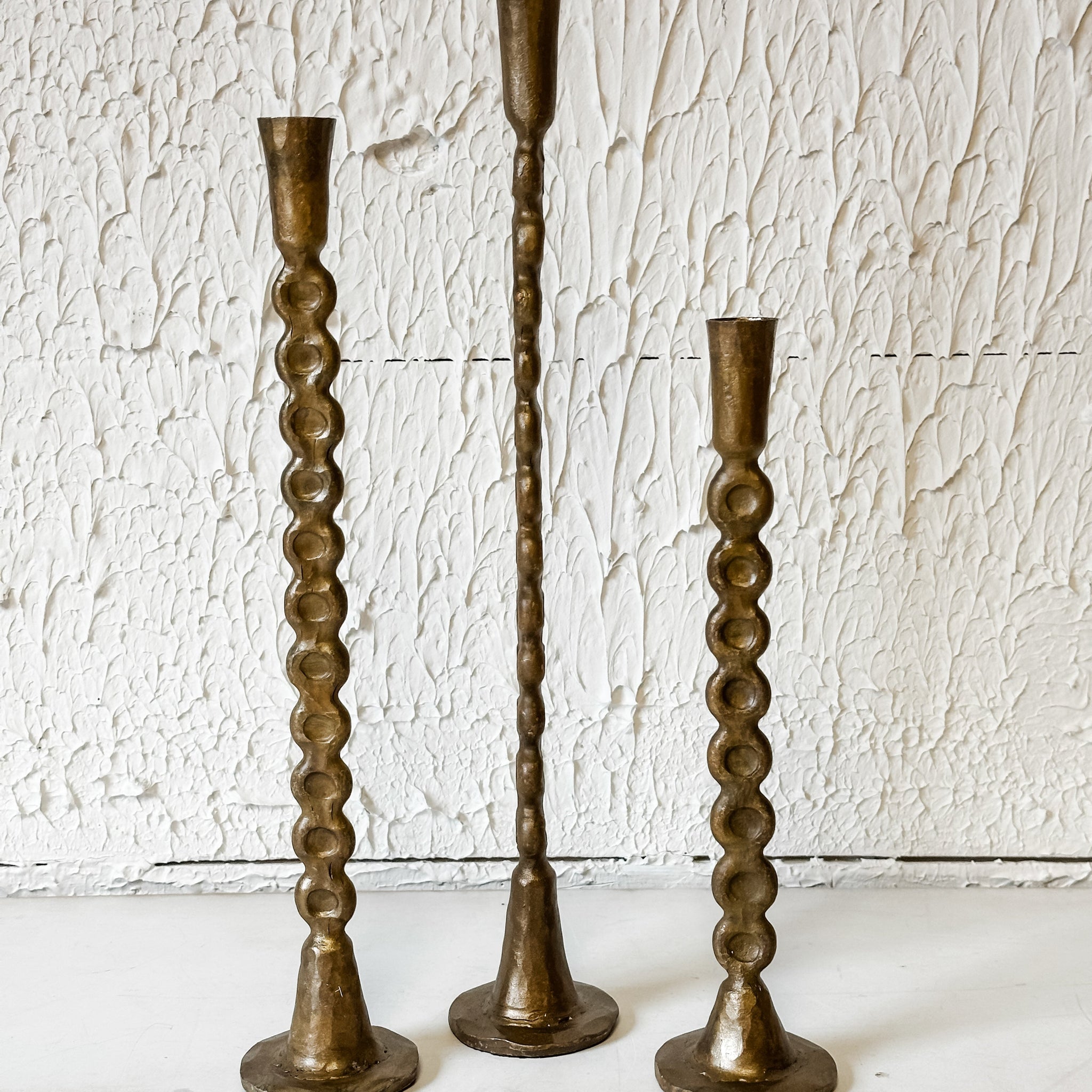 Antique Brass Taper Candle Holder