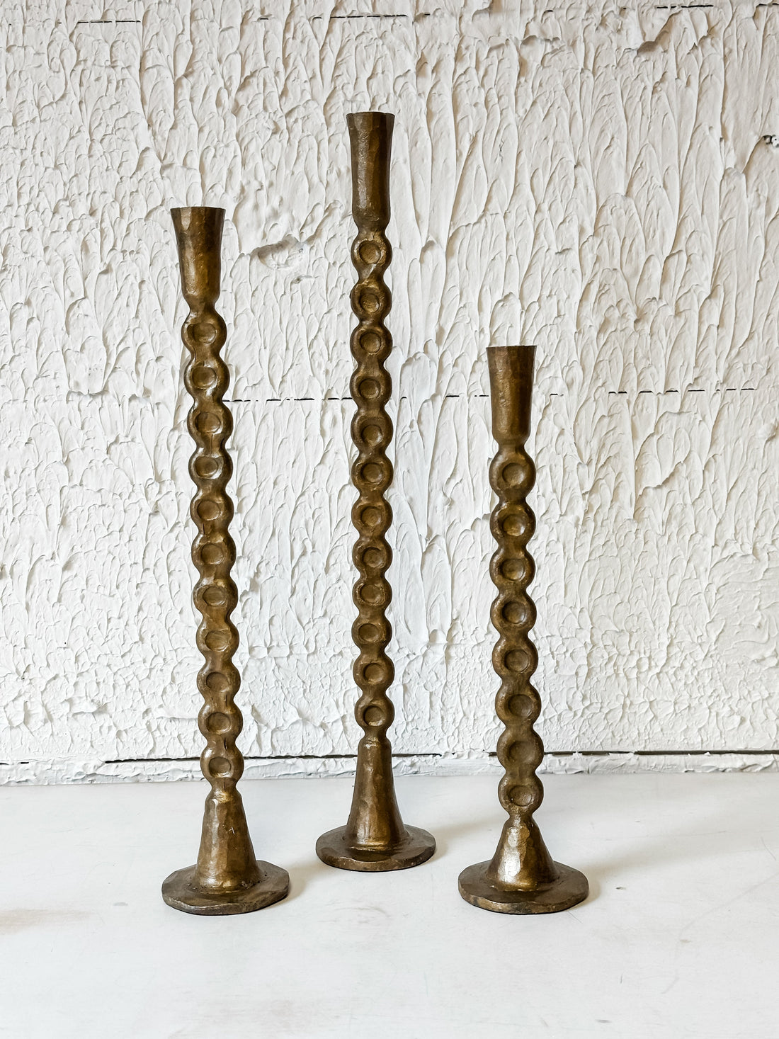 Antique Brass Taper Candle Holder