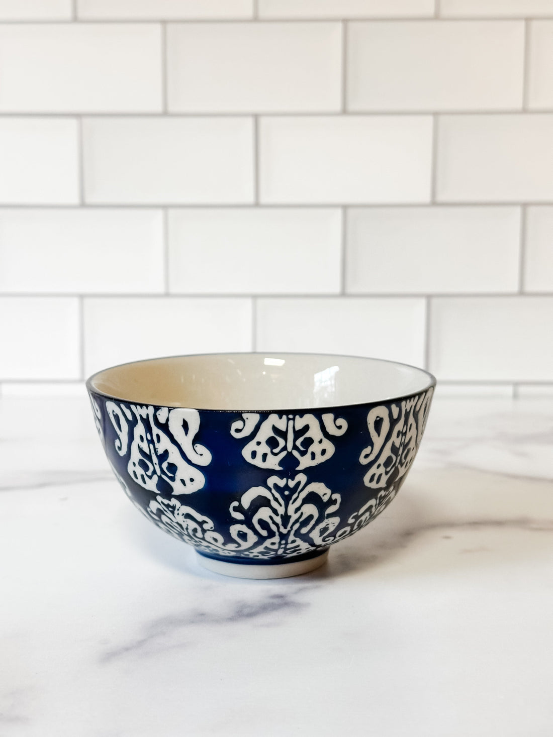 Blue Floral Bowls, 2 Styles
