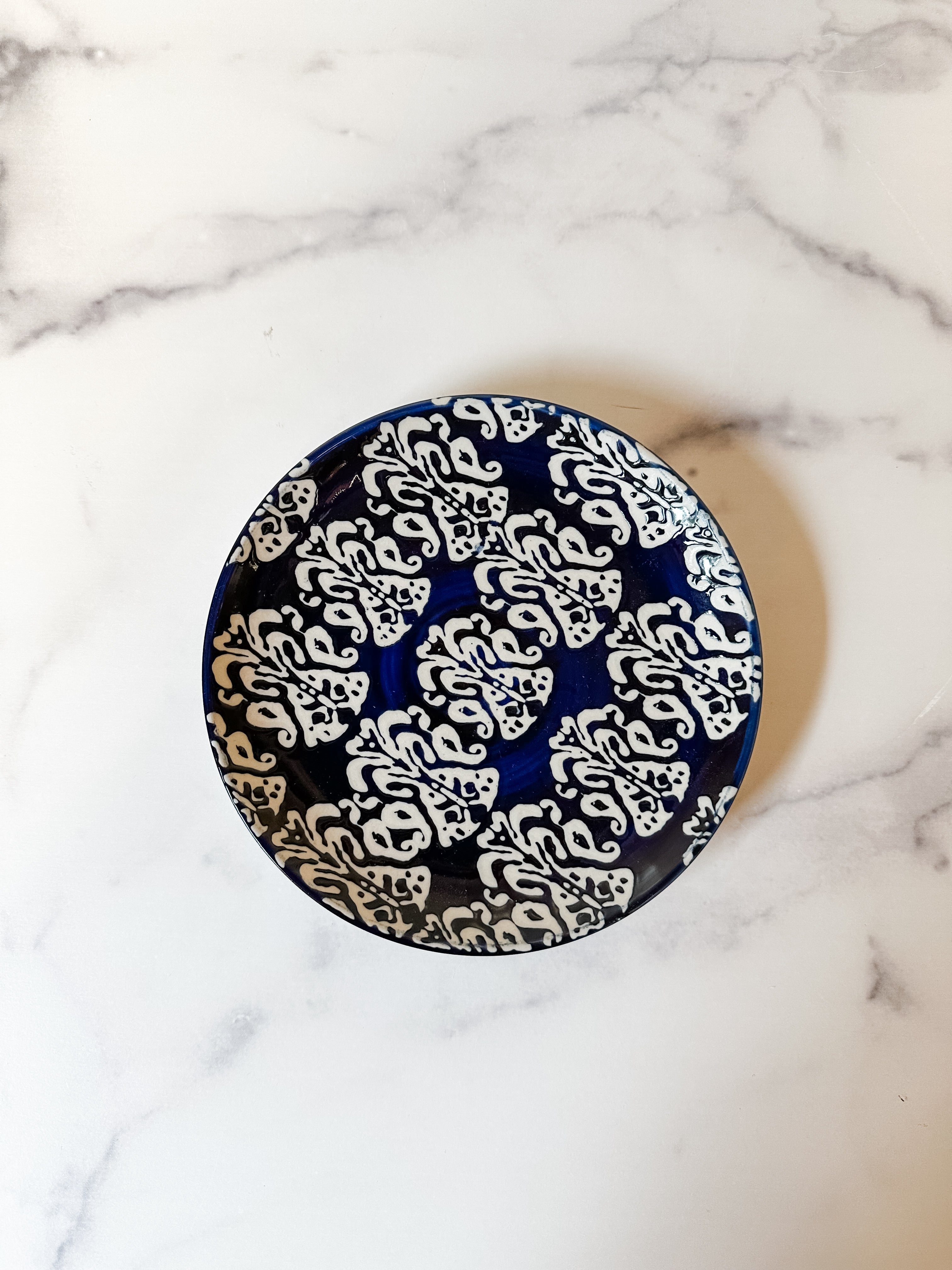 Blue Floral Plates, 2 Styles