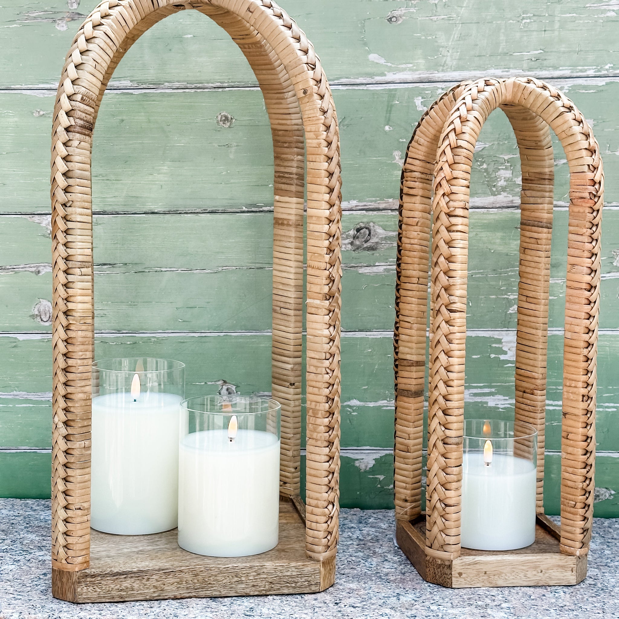 Braided Weave Lanterns, 2 Sizes
