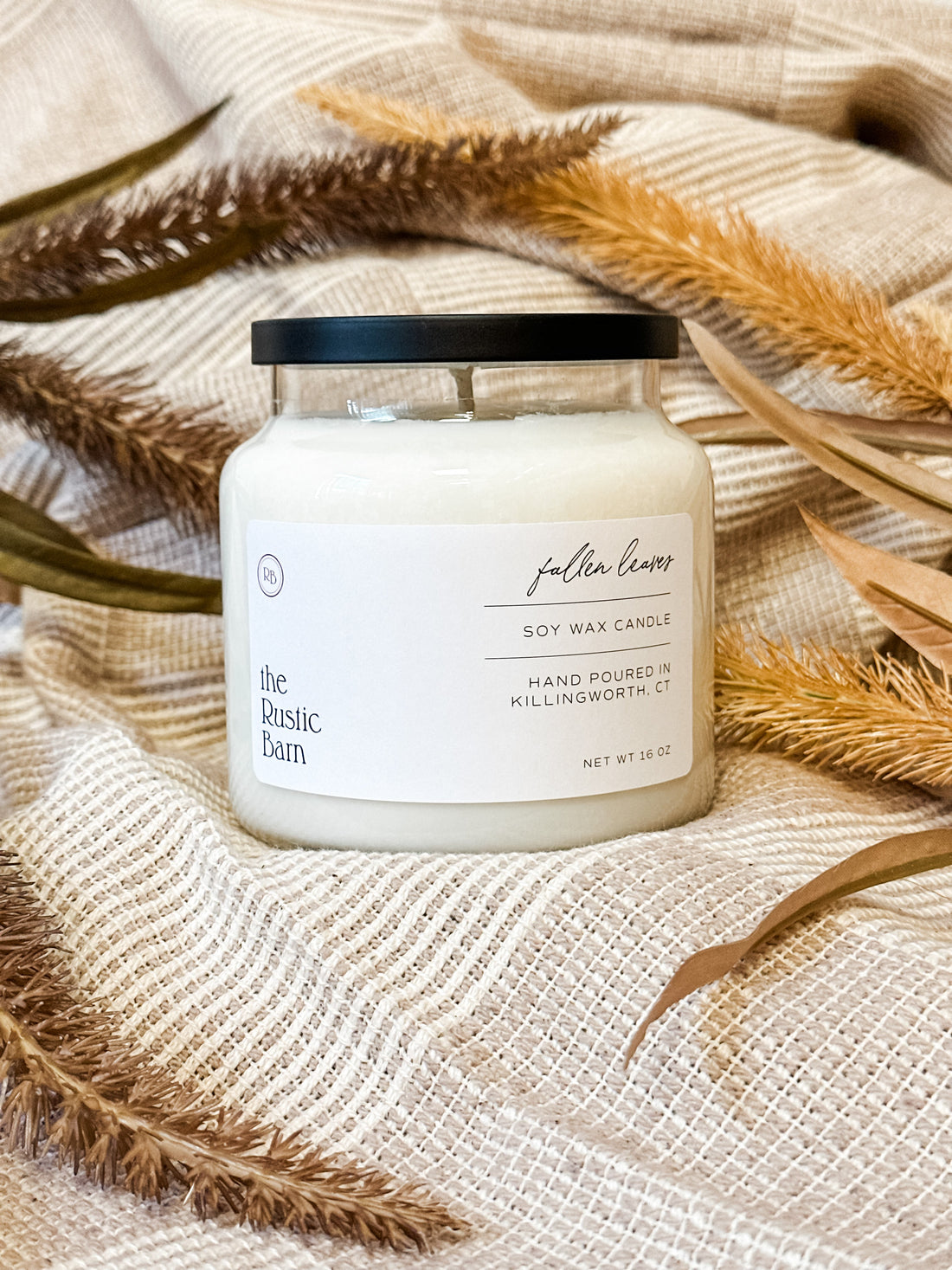 Fallen Leaves Hand Poured Soy Candle