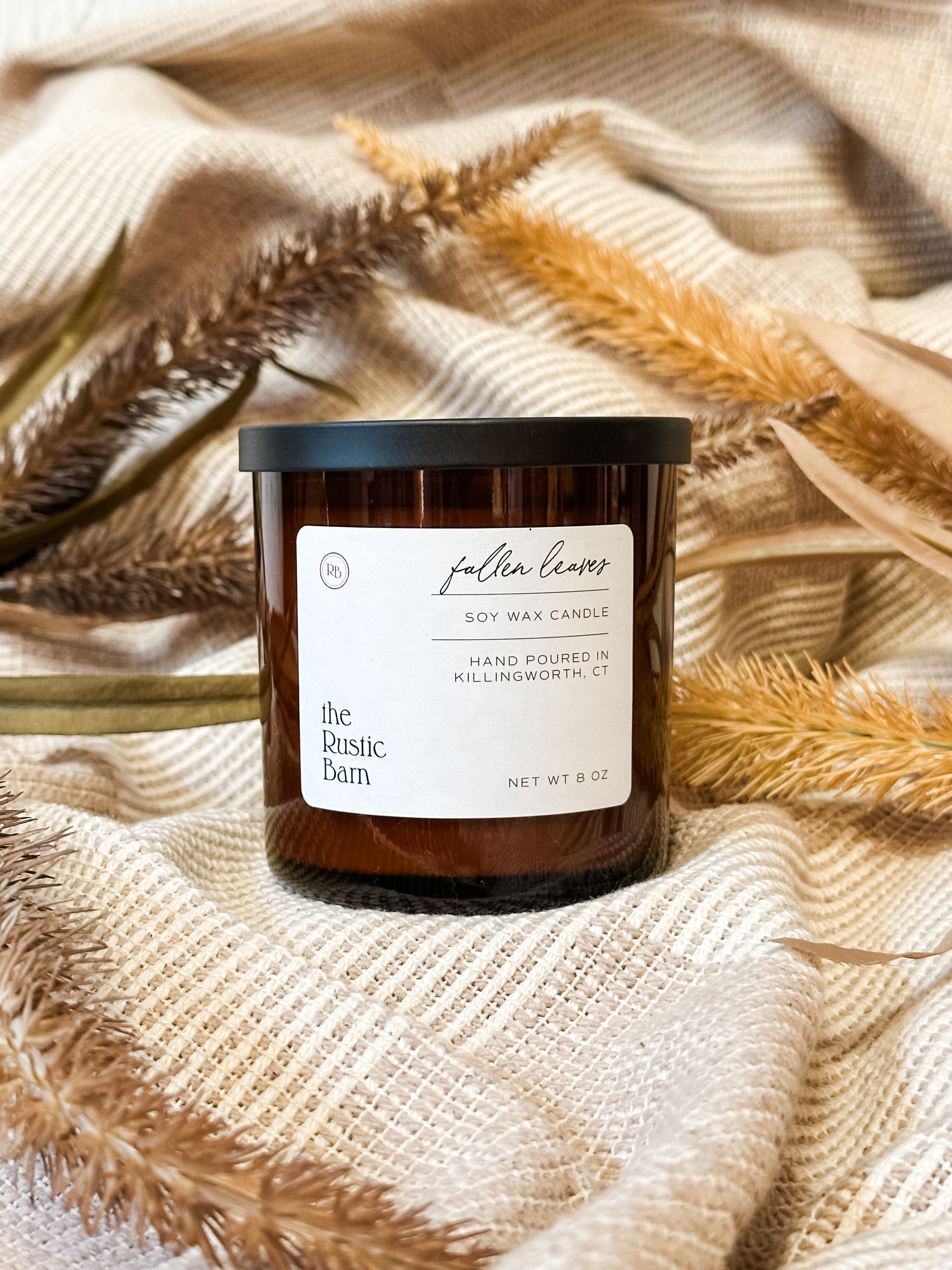 Fallen Leaves Hand Poured Soy Candle