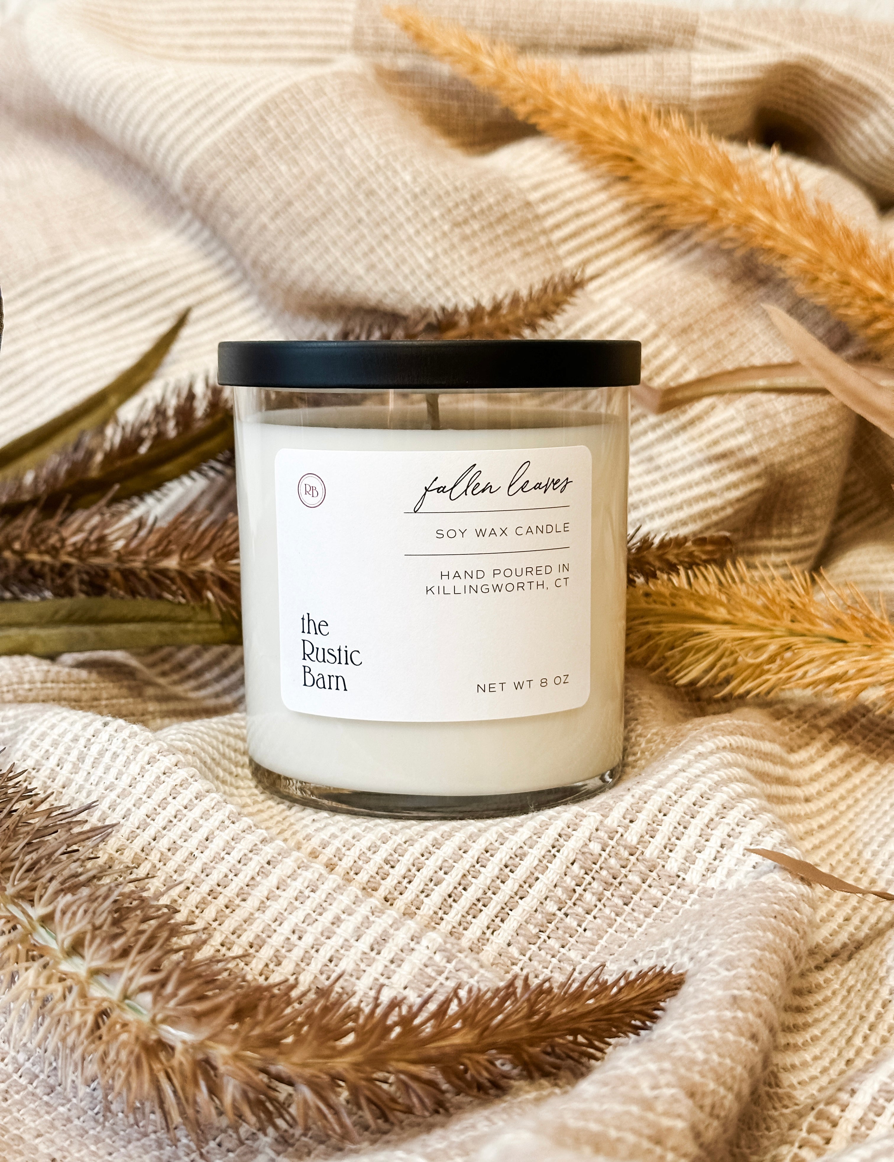 Fallen Leaves Hand Poured Soy Candle
