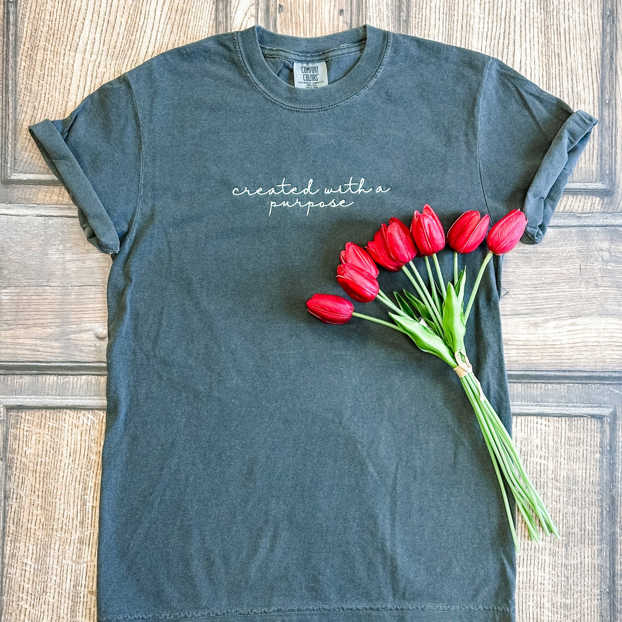 Embroidered Create With A Purpose Tee