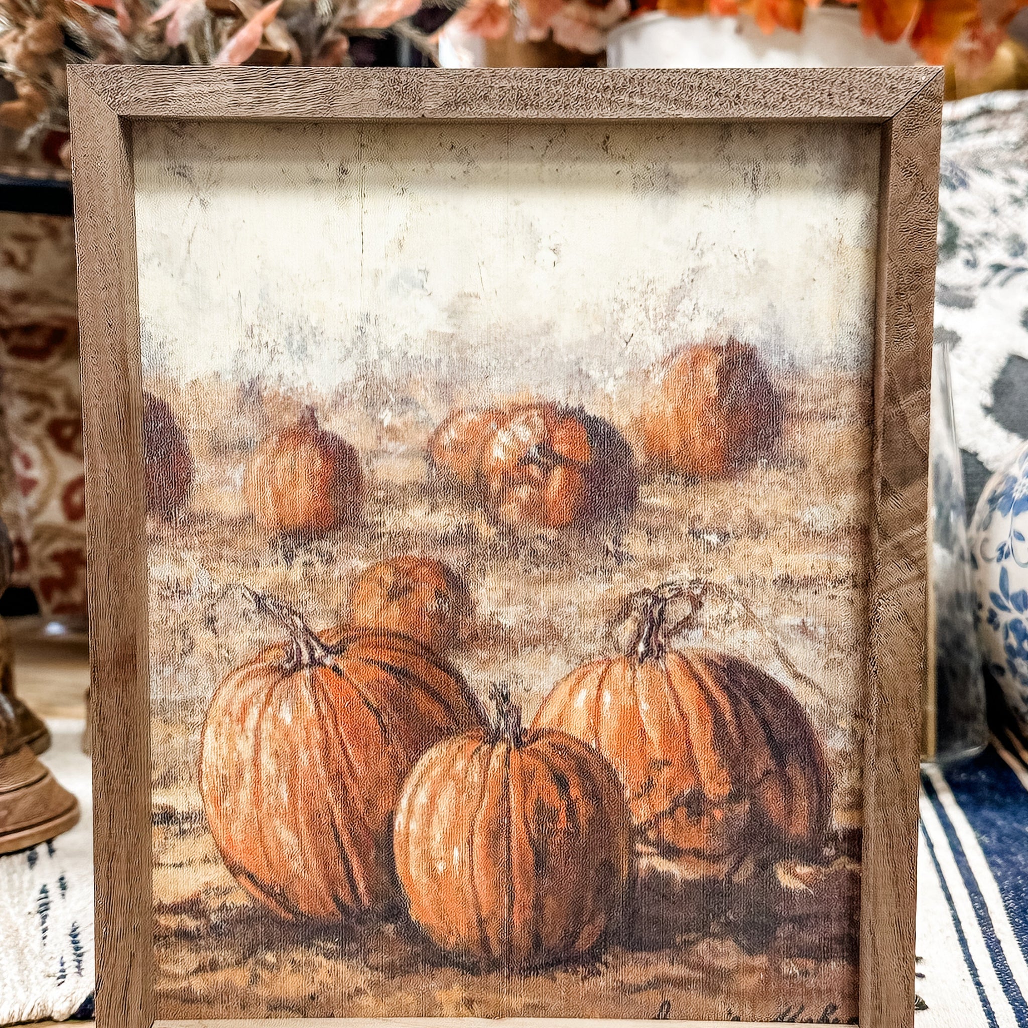 Country Pumpkins Print