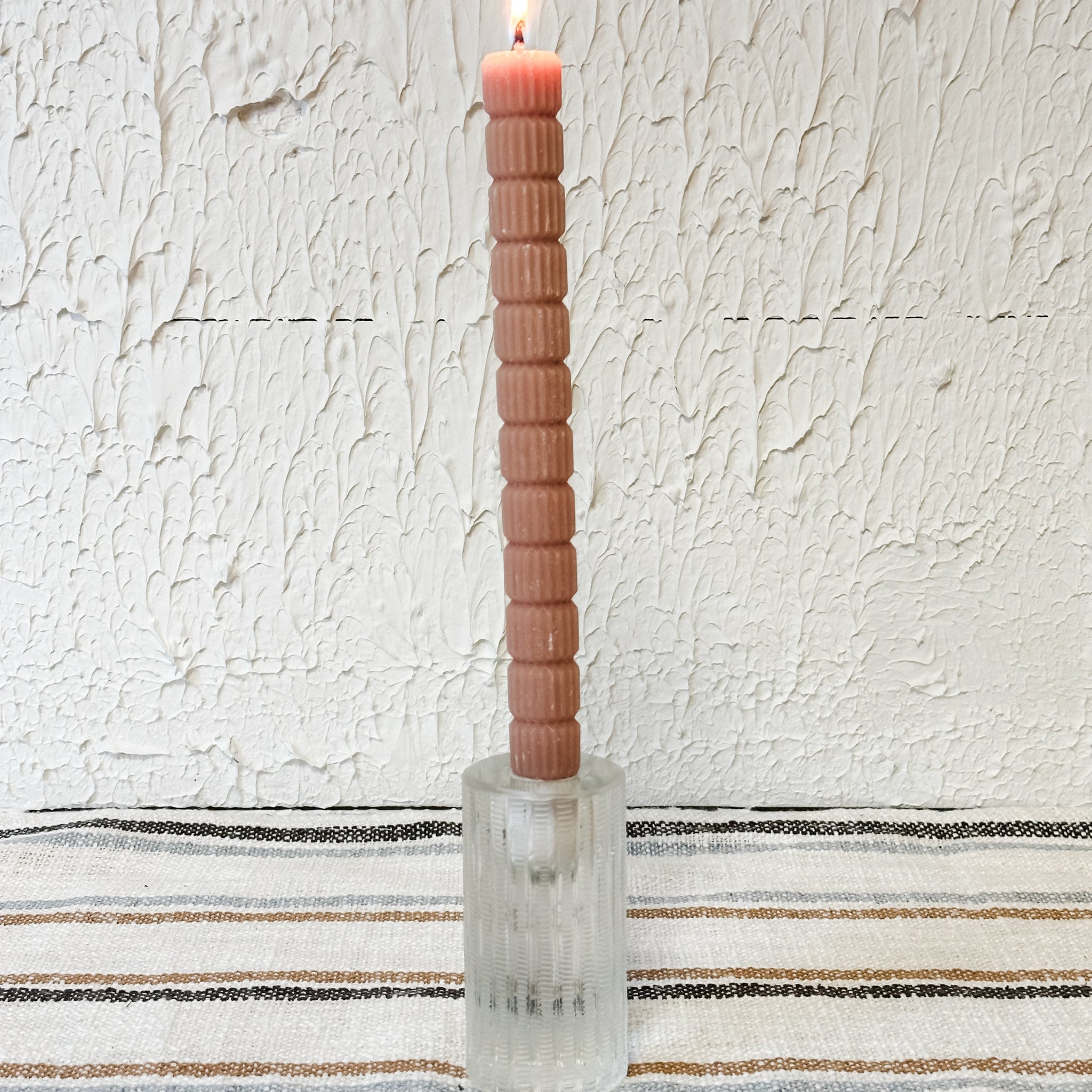 Cut Glass Taper Holder