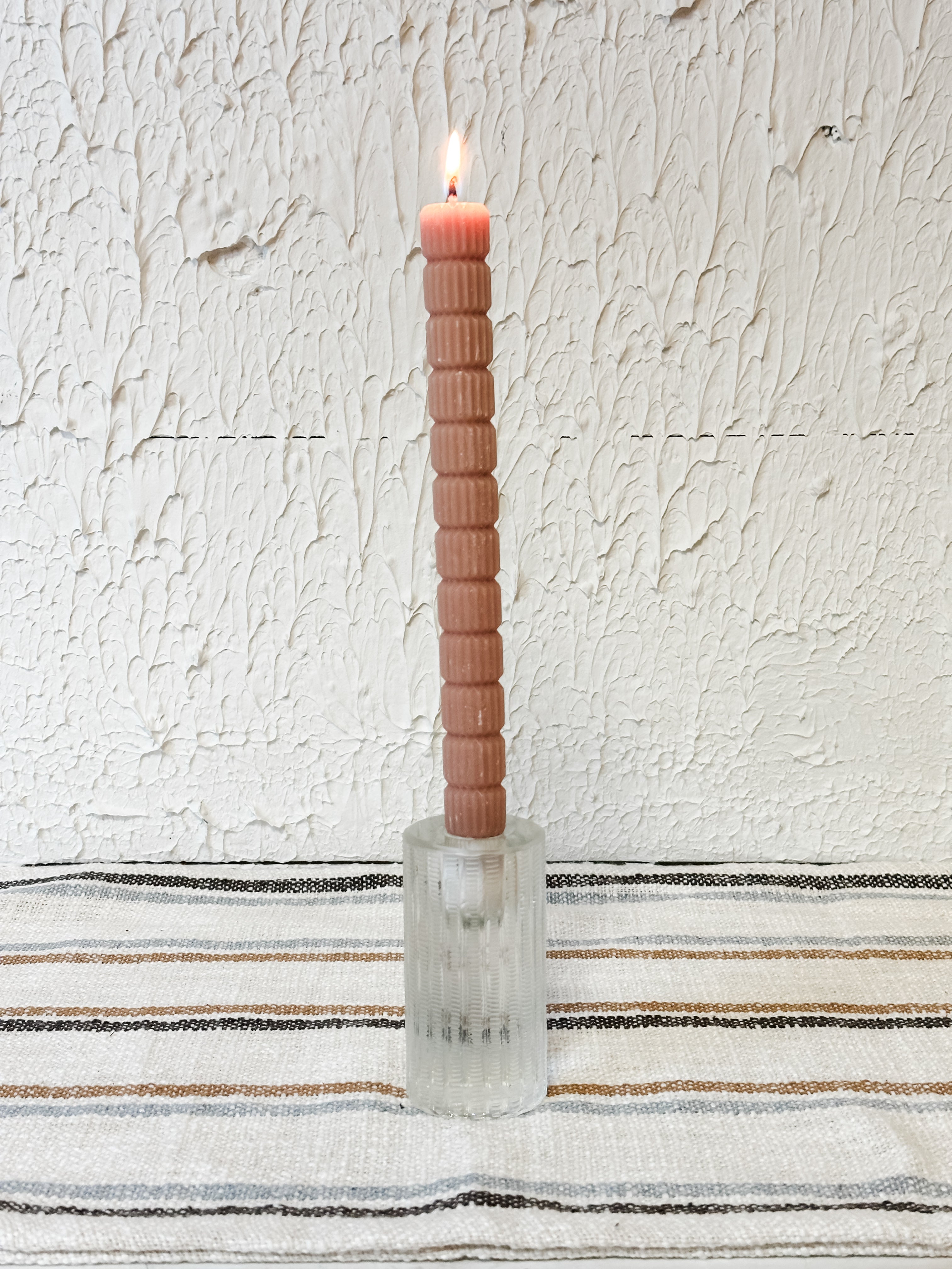 Cut Glass Taper Holder