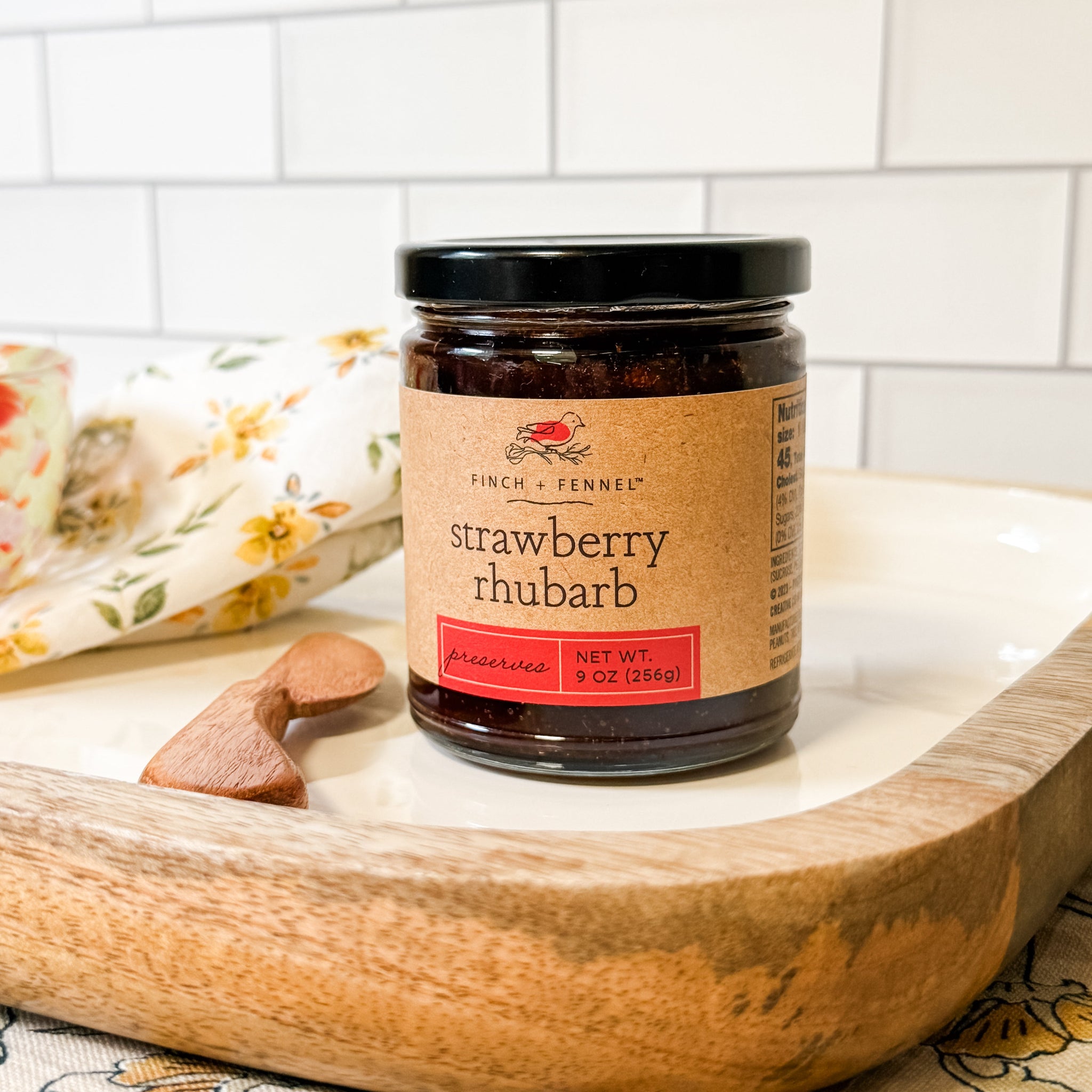 Finch & Fennel Strawberry Rhubarb Preserves