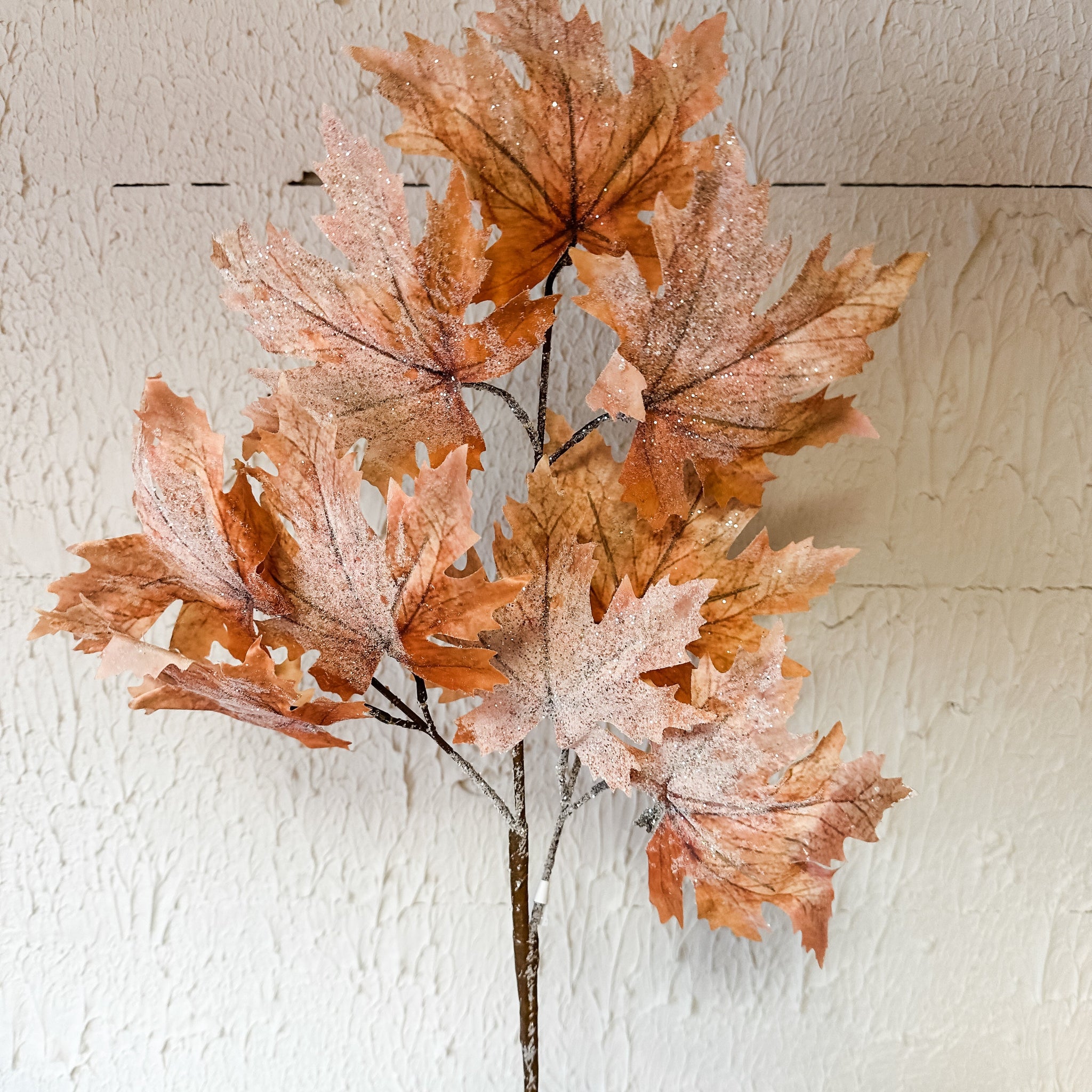 Iced Maple Leaf Spray, Brown
