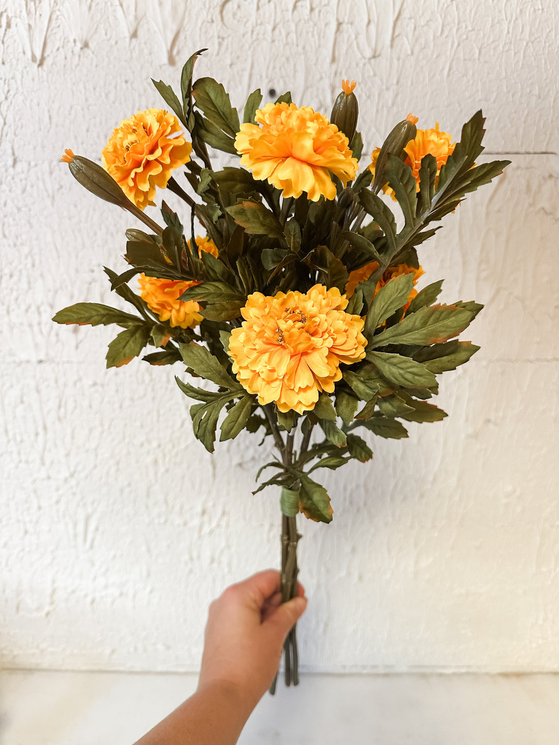 Faux Marigolds Bush