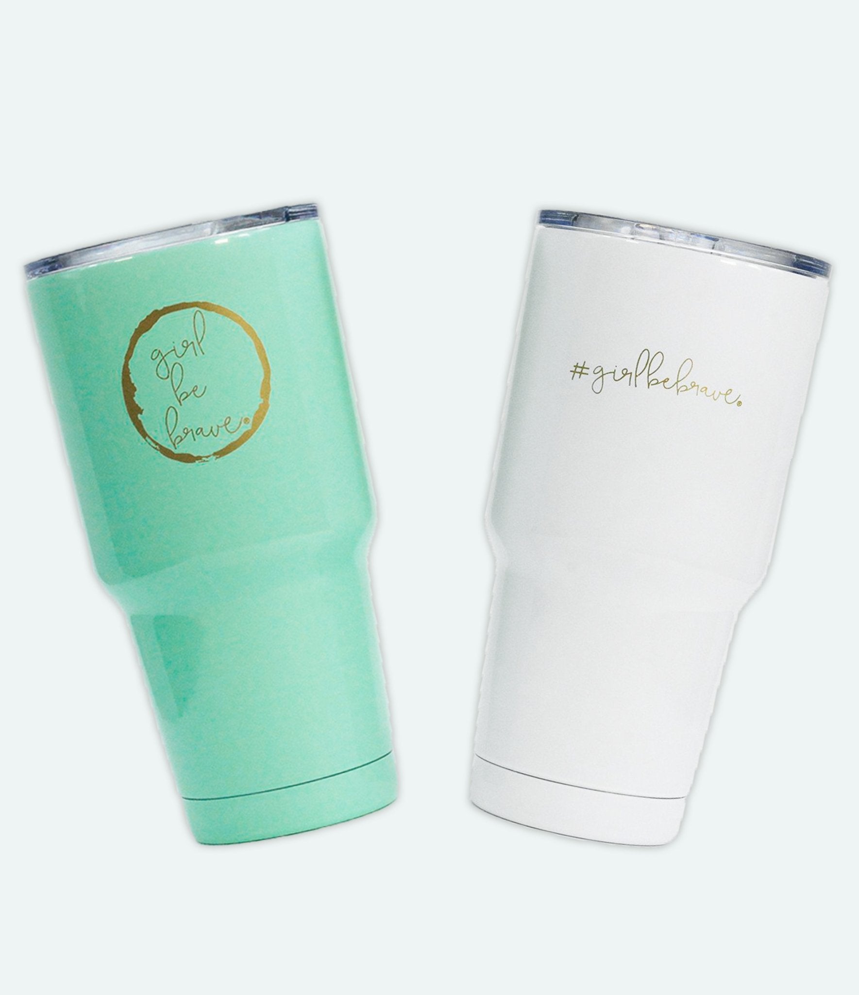 Girl be Brave Powder Coated Tumblers