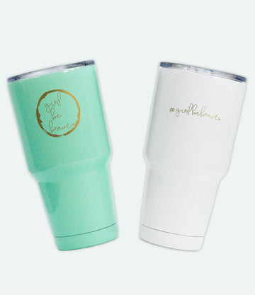 Girl be Brave Powder Coated Tumblers