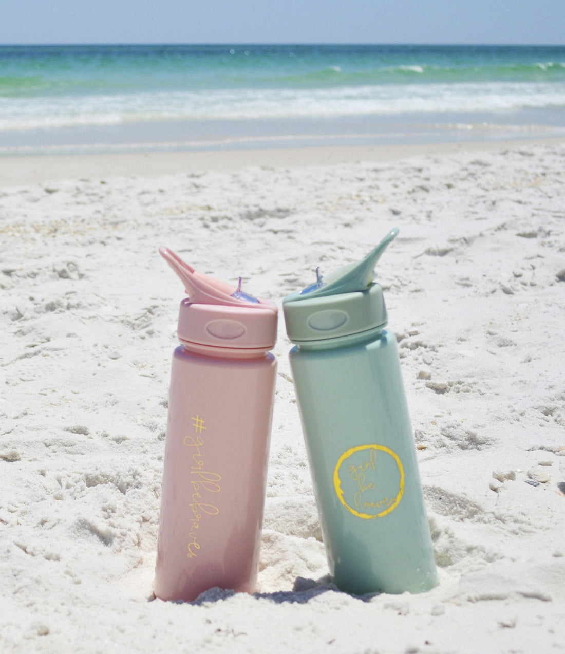 Girl Be Brave Water Bottle