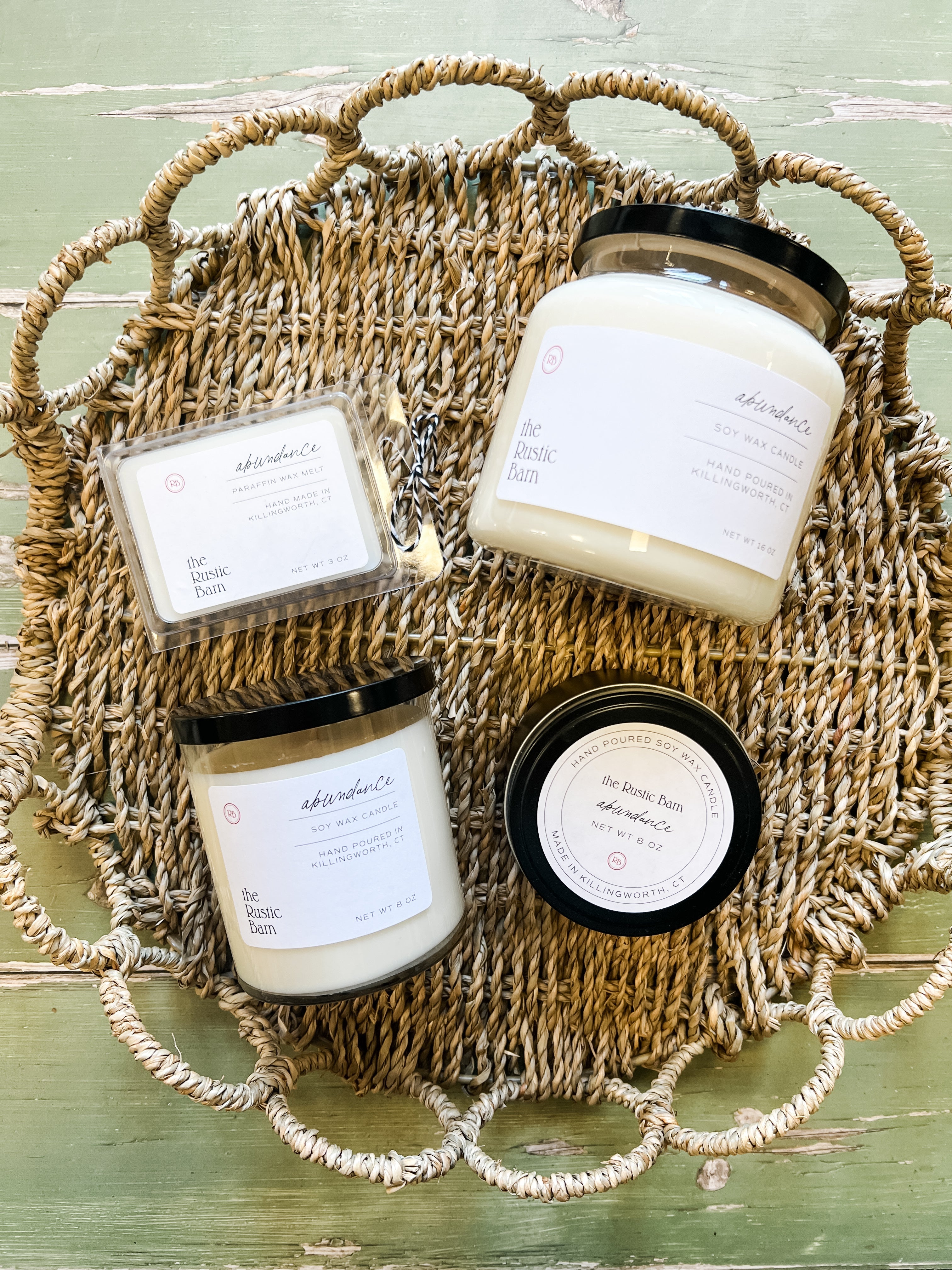 Abundance Hand Poured Soy Candle