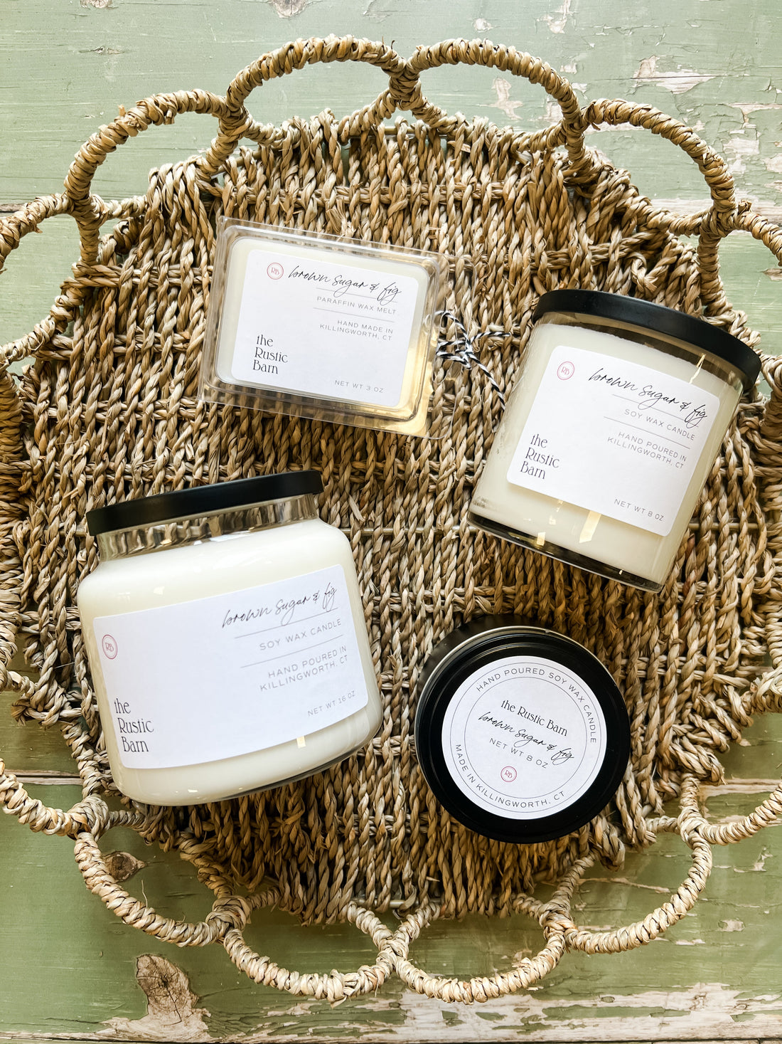 Brown Sugar & Fig Hand Poured Soy Candle