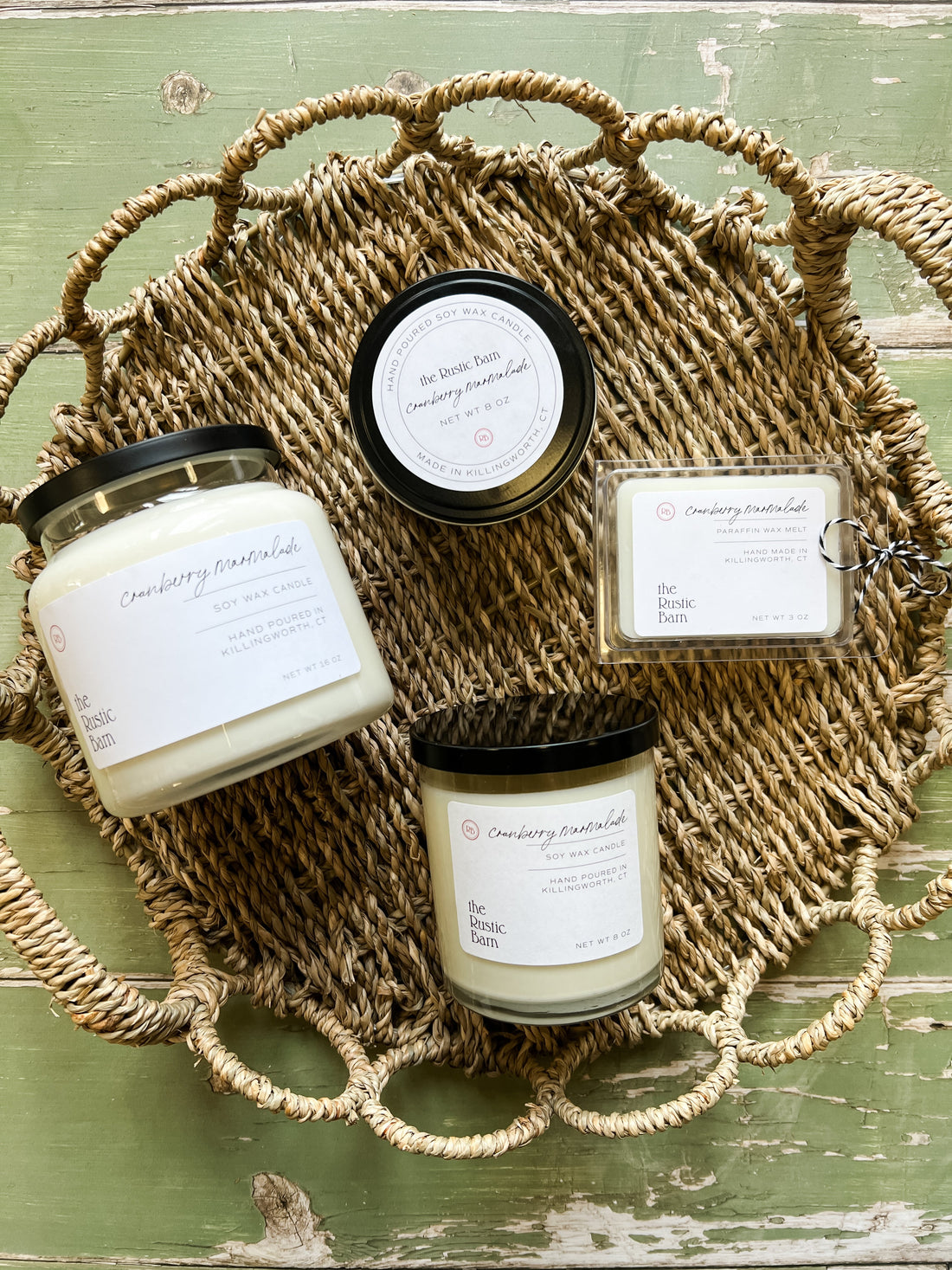 Cranberry Marmalade Hand Poured Soy Candle