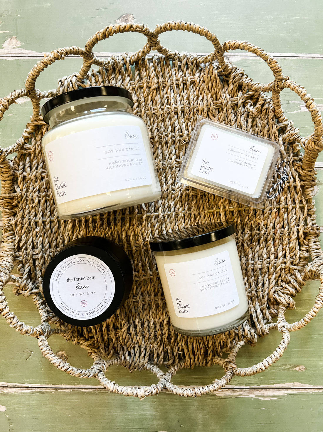 Linen Hand Poured Soy Candle