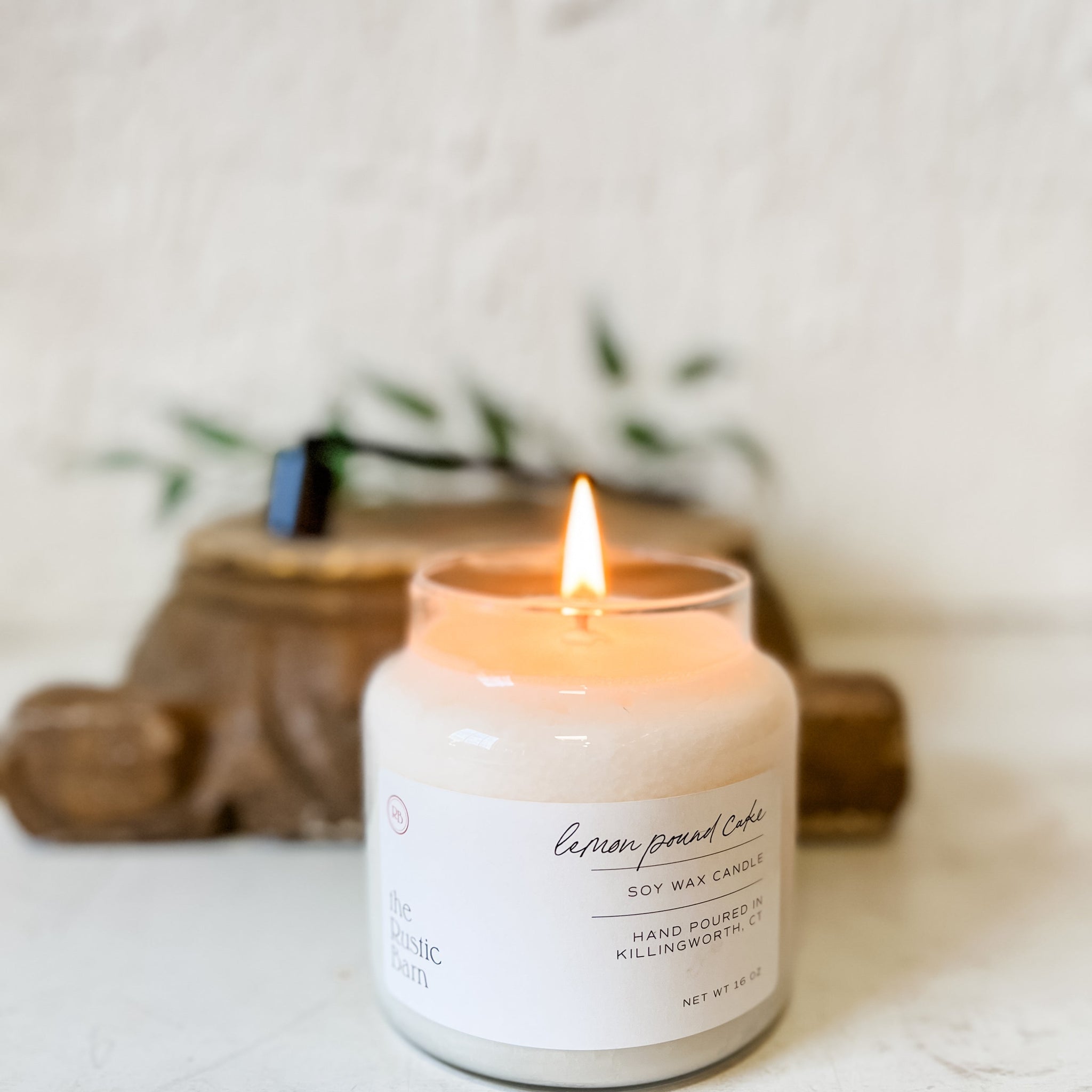 Lemon Pound Cake Hand Poured Soy Candle