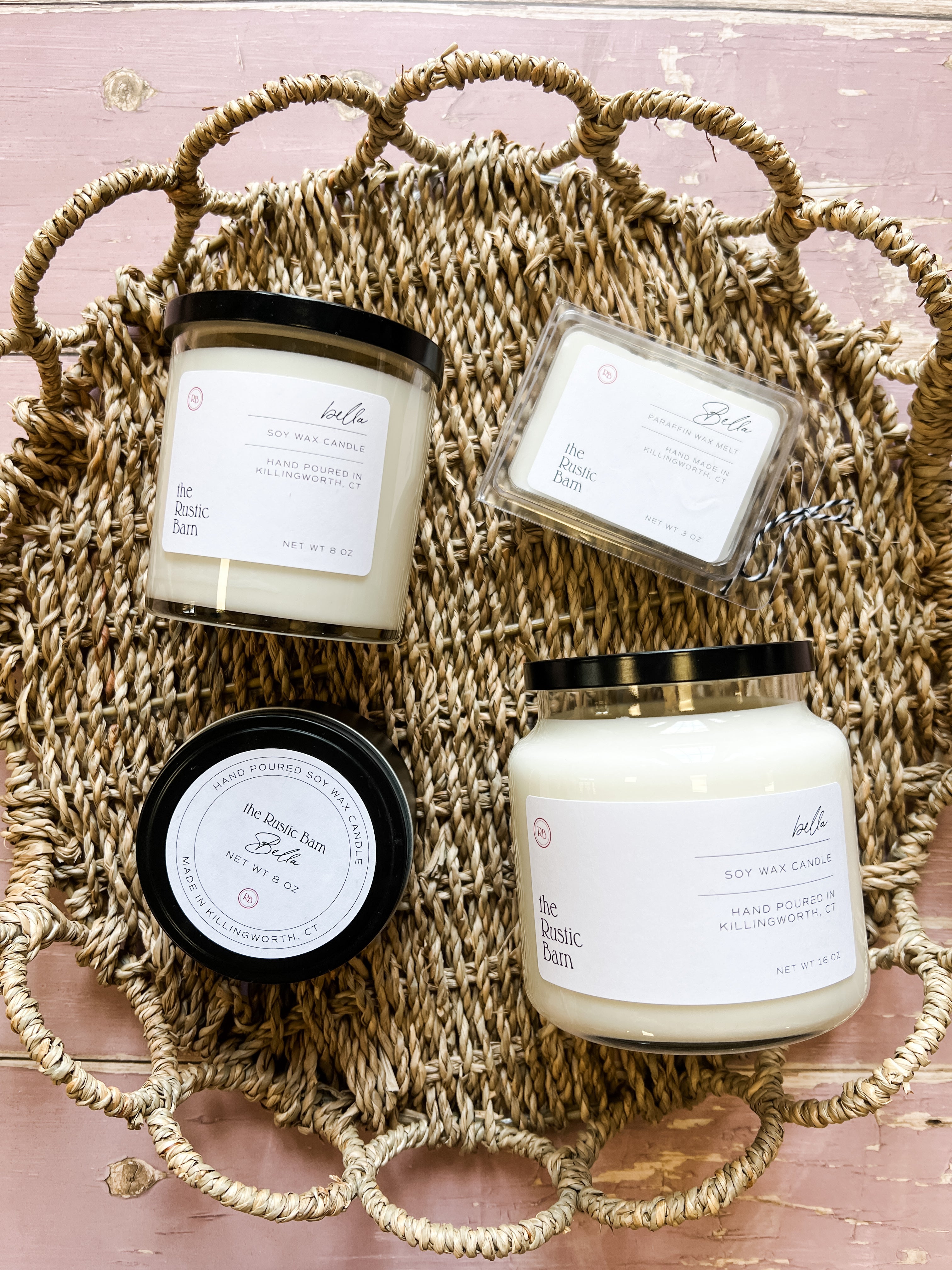 Bella Hand Poured Soy Candle