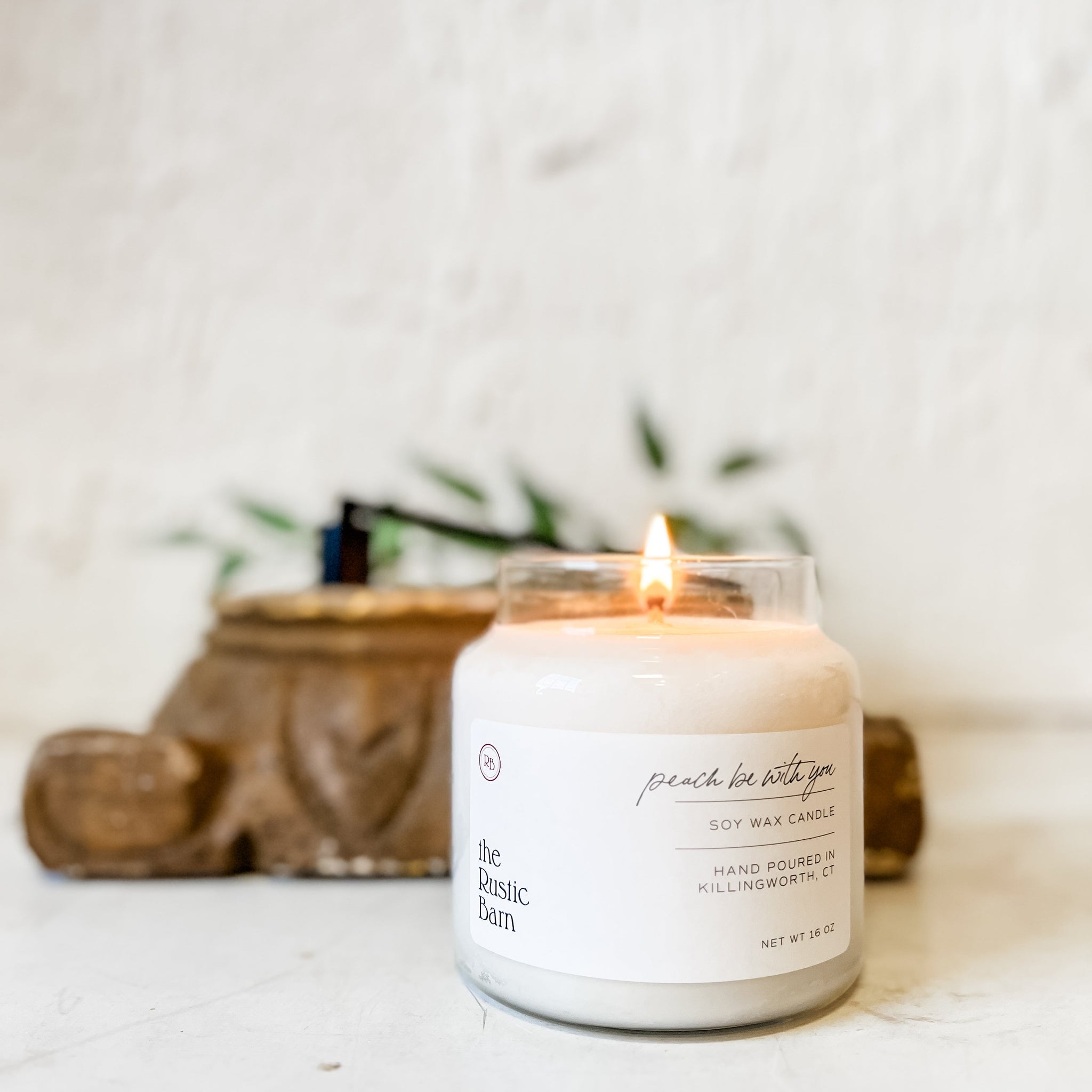 Peach Be With You Hand Poured Soy Candle