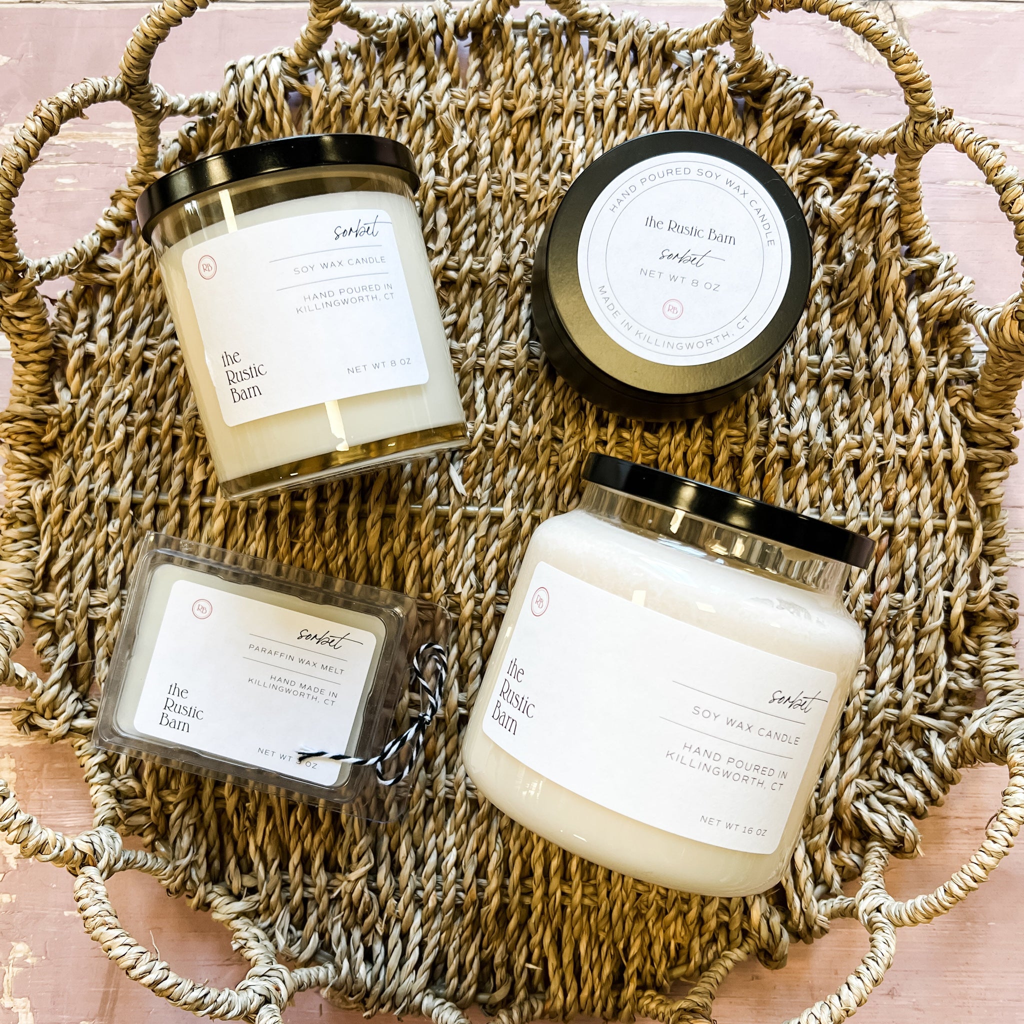 Sorbet Hand Poured Soy Candle