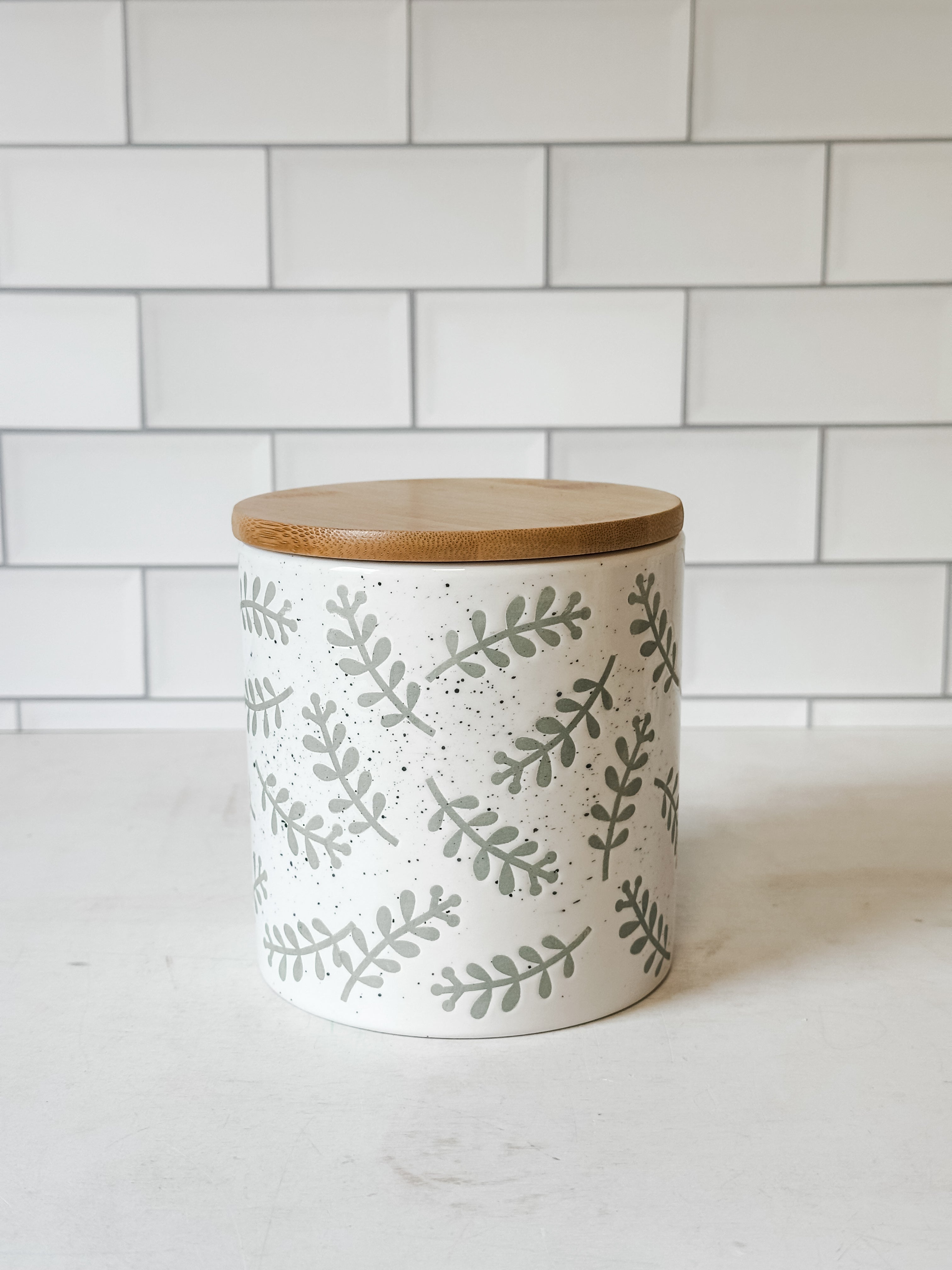 Leafy Green Dolomite Canisters