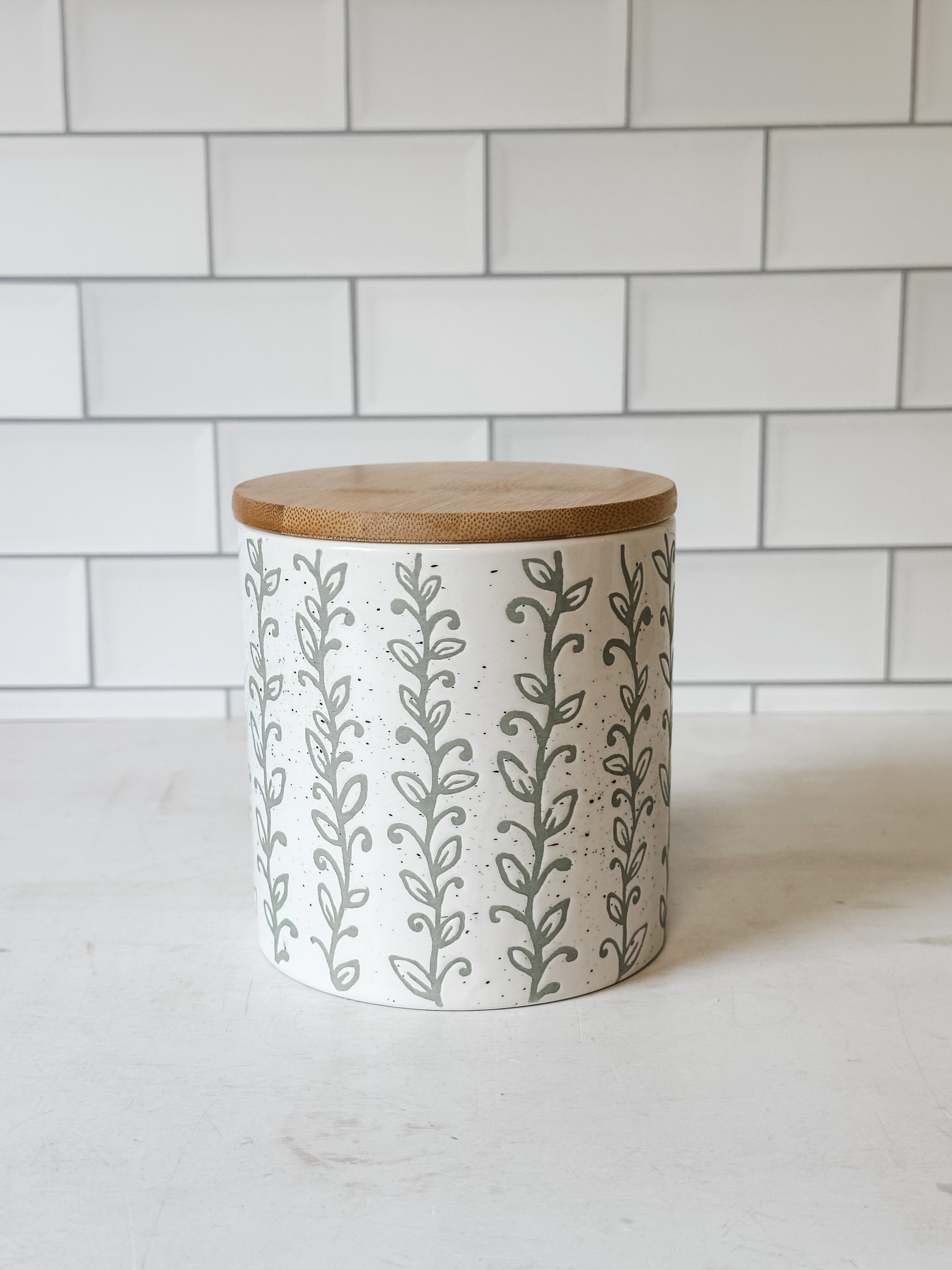 Leafy Green Dolomite Canisters