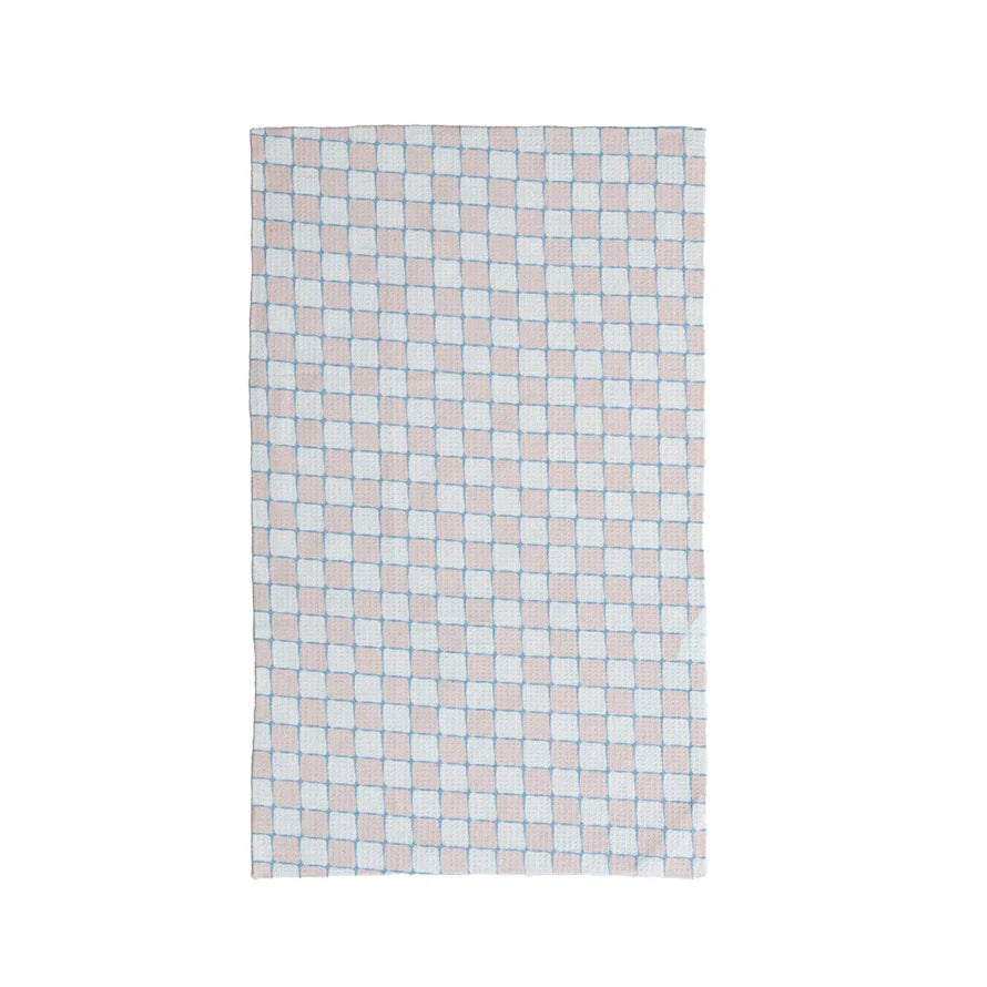Check Pattern Microfiber Tea Towel