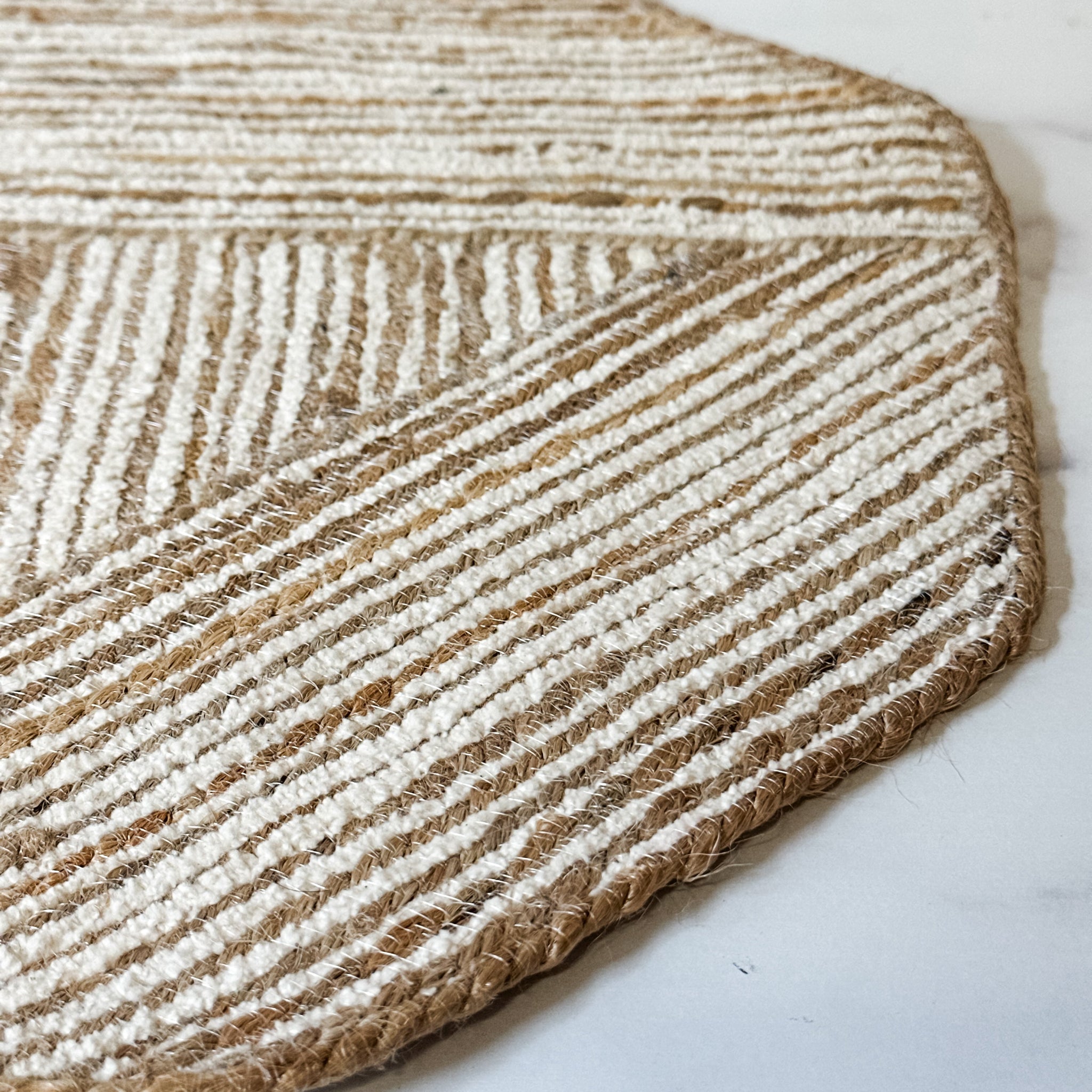 Cotton & Jute Octagon Placemat