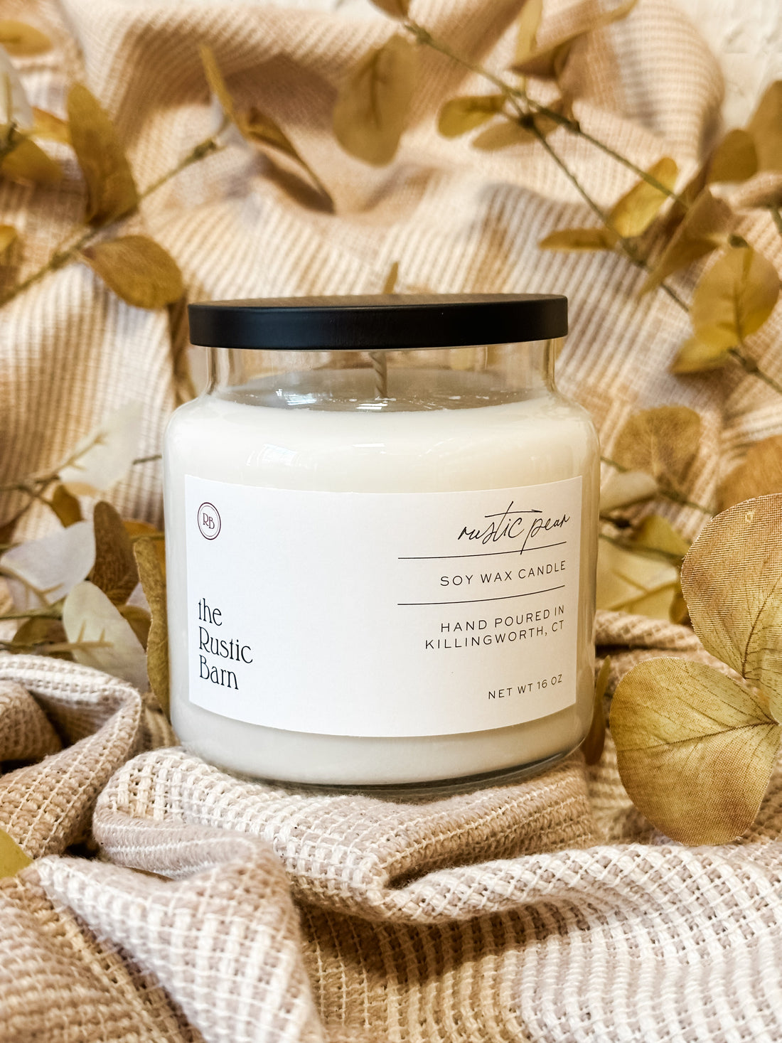 Rustic Pear Hand Poured Soy Candle
